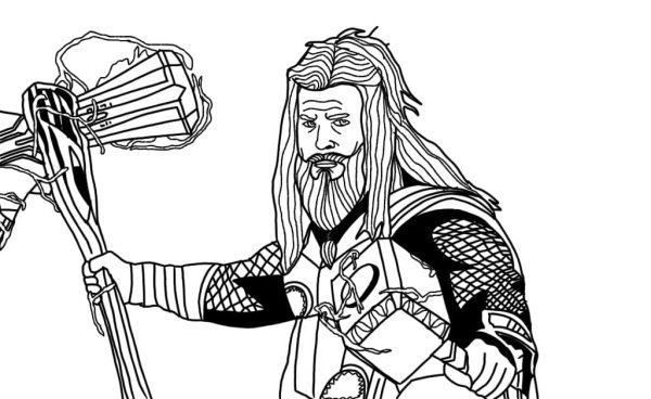 Раскраски тор рагнарёк