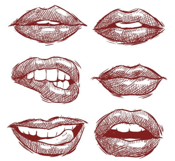 Рисовка губ