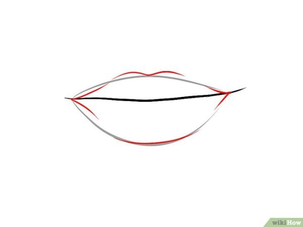 Улыбка рисунок карандашом