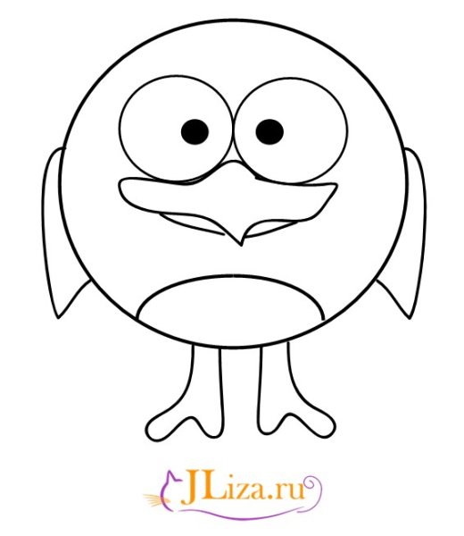 Рисунок пина из смешариков