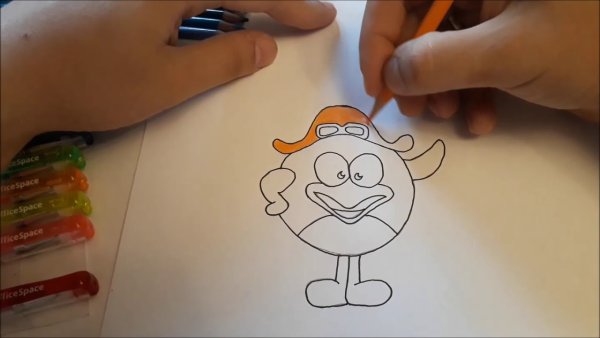 Смешарики нарисовать