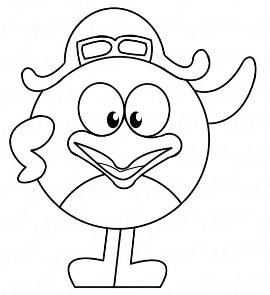 Как нарисовать смешарика Совунью