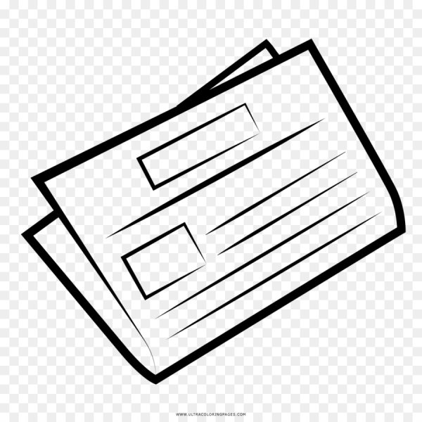 Газета без фона