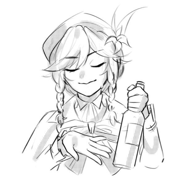 Геншин арты для срисовки