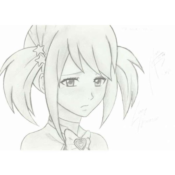 Аниме рисунки карандашом