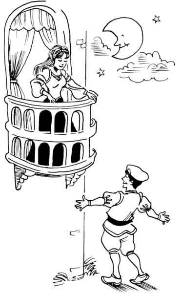 Ромео и Джульетта рисунок