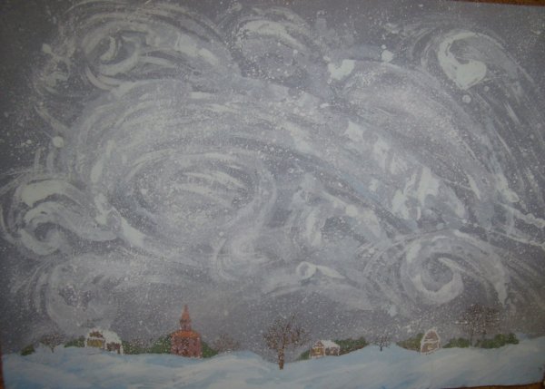 Рисование метель