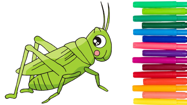 Кузнечик для рисования