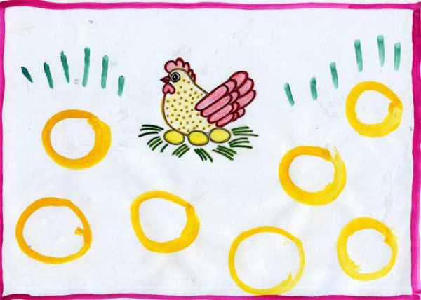 Рисование красками яички простые и золотые