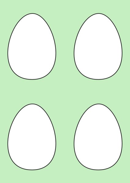 Яйцо для вырезания