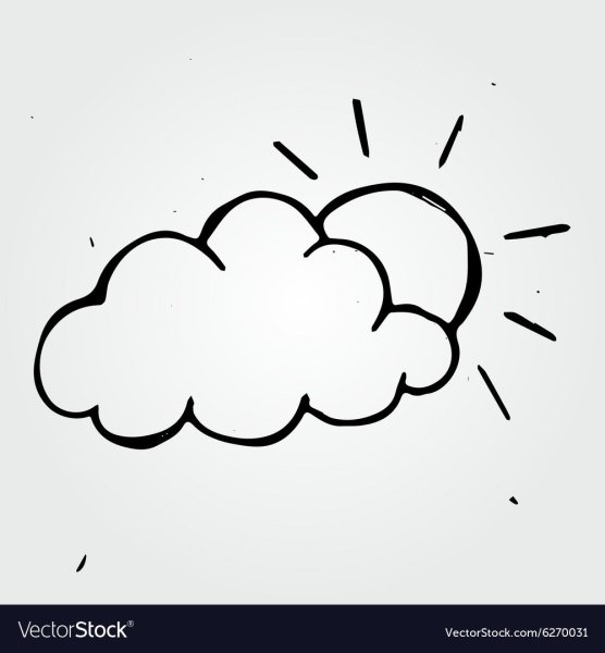 Облака для срисовки карандашом