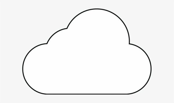 Трафарет облака