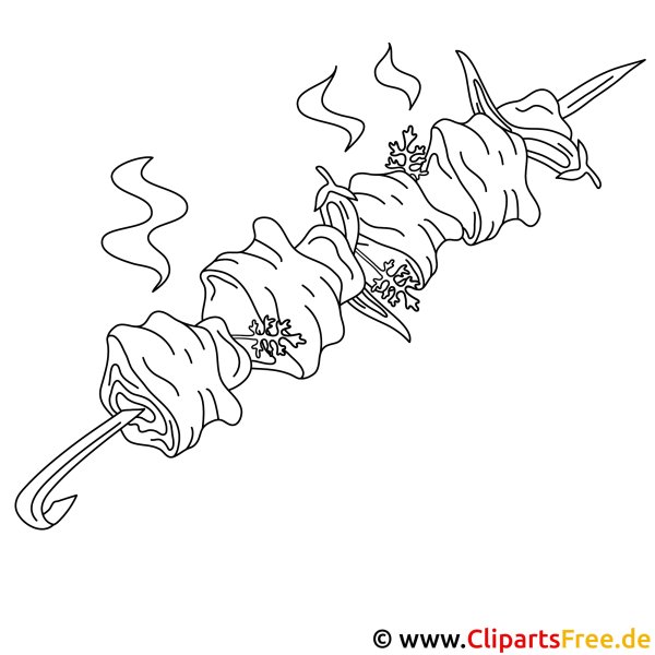 Шашлык карандашом