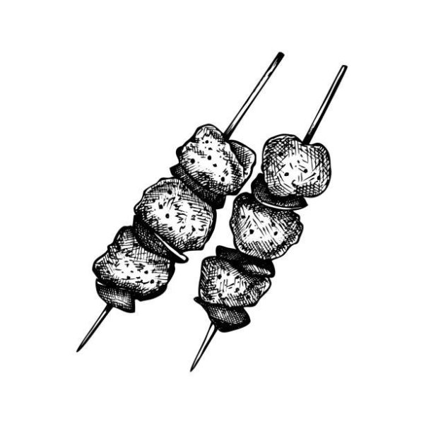 Шашлык на шампуре