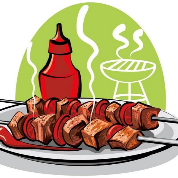 Шашлык мультяшный