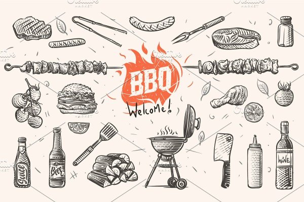 Шашлык рисунок