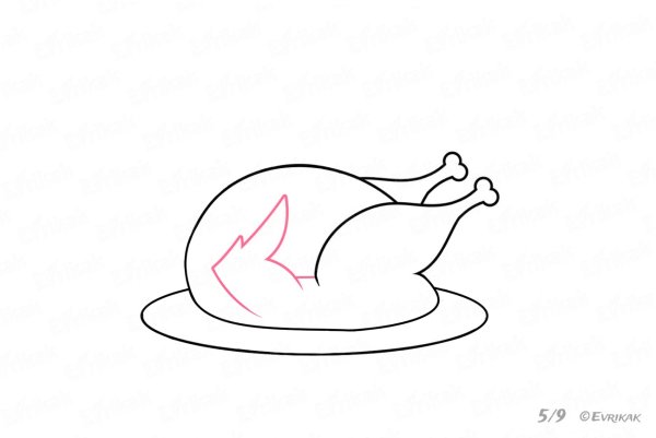 Силуэты домашних птиц для детей