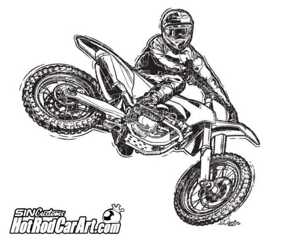 Мотокросс скетч