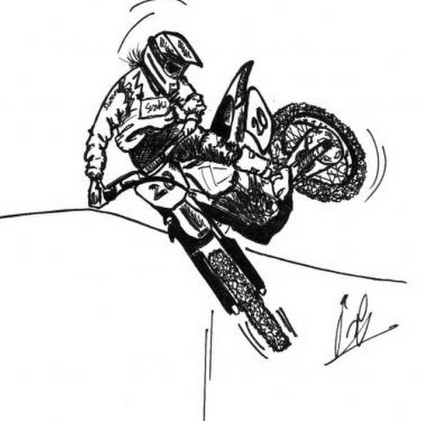 Мотокросс эскизы