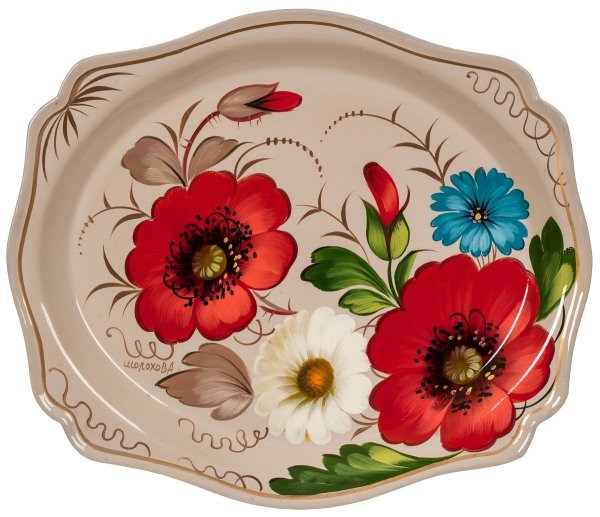 Жостовские цветы для детей