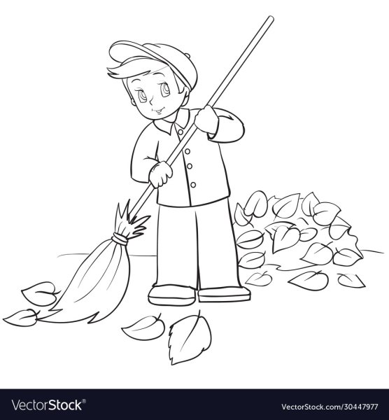 Дворник эскиз