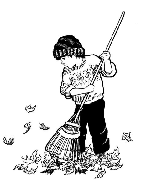 Труд людей зимой раскраски для детей