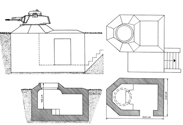 Бункер второй мировой войны схема