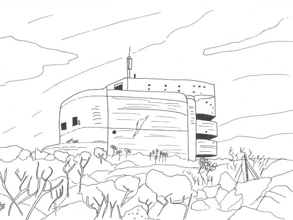 Бункер рисунок легкий