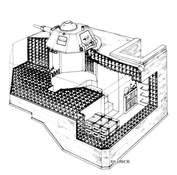 Тобрук бункер модель