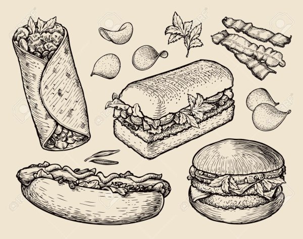 Нож для шаурмы вектор