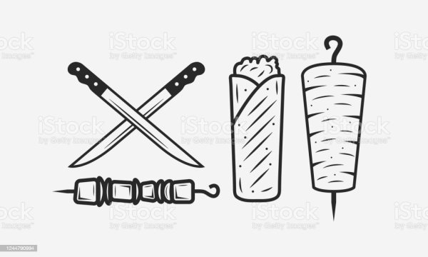 Фаст фуд скетч вектор