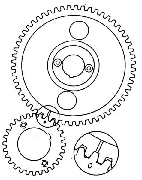 Цепь мотоцикла вектор
