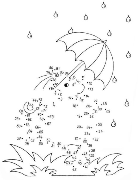 Рисование по цифрам для детей