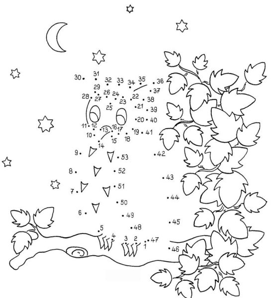 Соедини по точкам