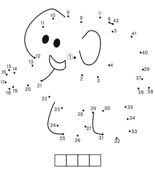 Соедини по точкам до 10
