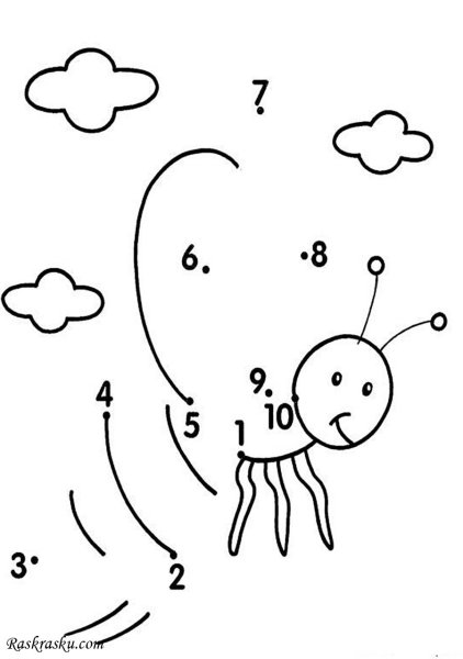 Рисование по точкам номерам