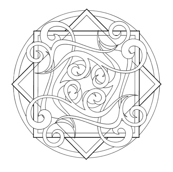 Арабский орнамент раскраска