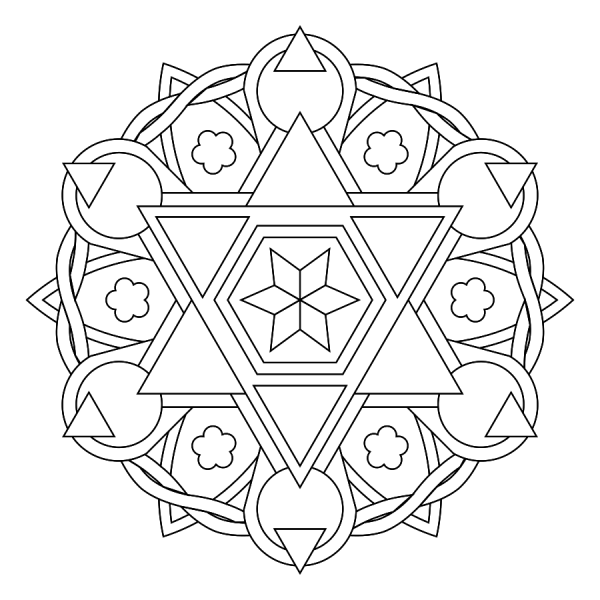 Мандала девятка