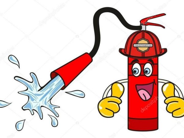 Огнетушитель раскраска