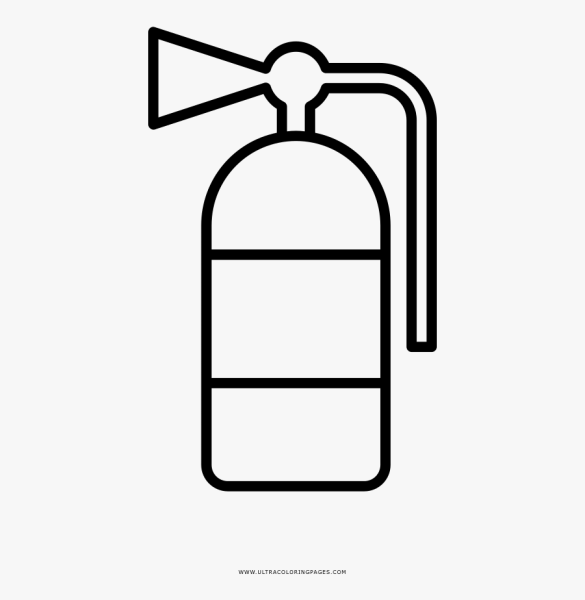 Огнетушитель рисунок
