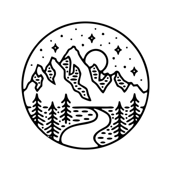 Легкие рисунки для срисовки в круге