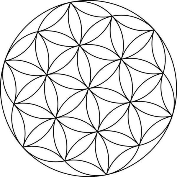 Составление узора в круге