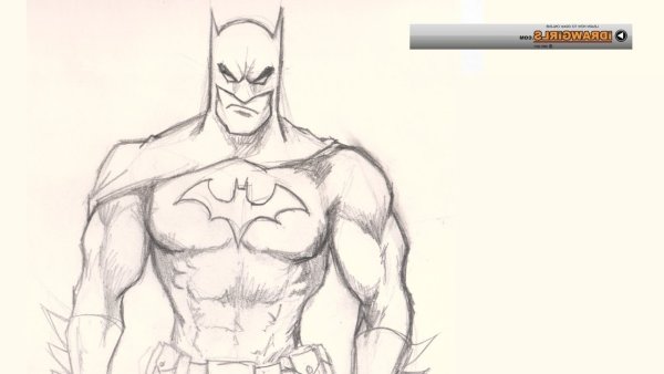Бэтмен рисунок для срисовки
