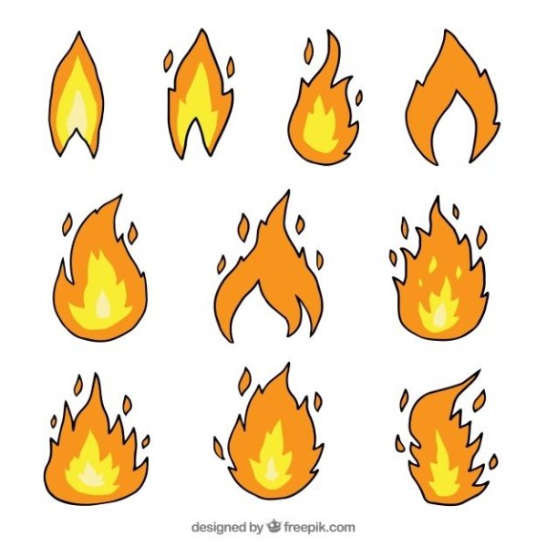 Огонь карандашом