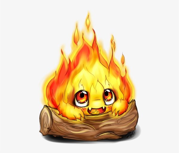 Огонь рисунок простой