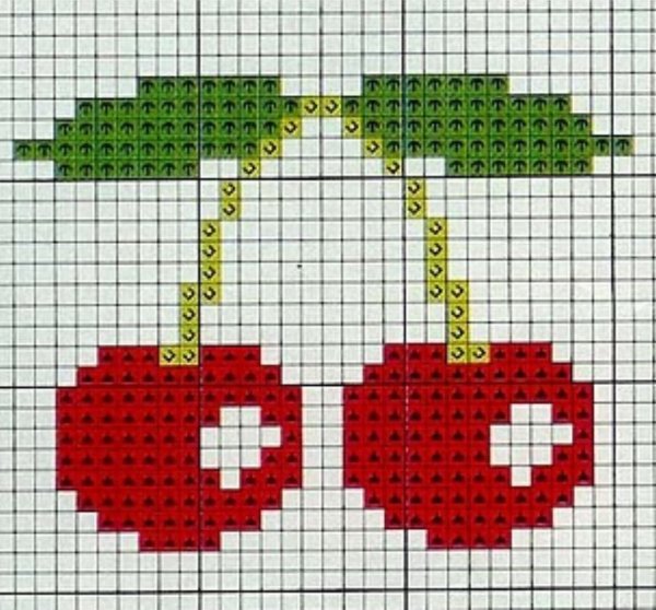 Простая вышивка крестиком