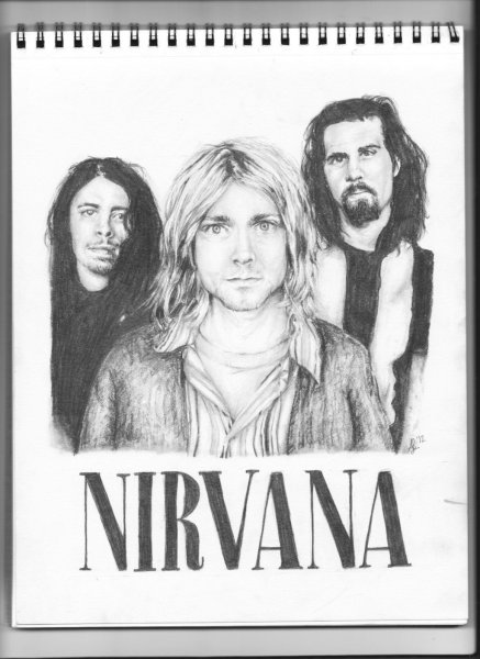 Курт Кобейн портрет