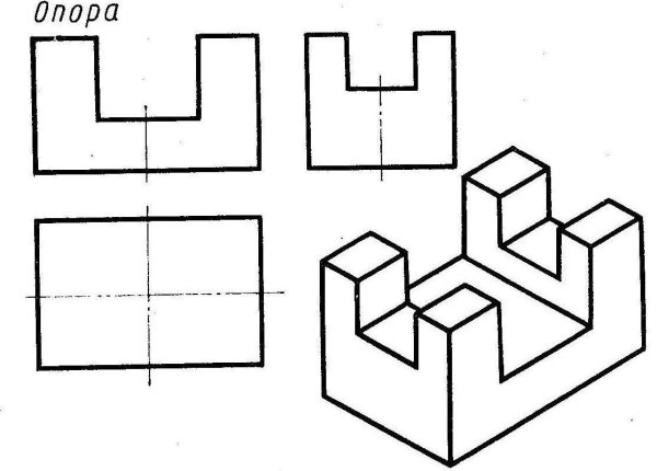 Технический рисунок детали