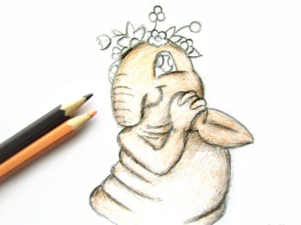 Ждун с надписью