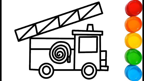 Пожарная машина для детей 3-4 лет